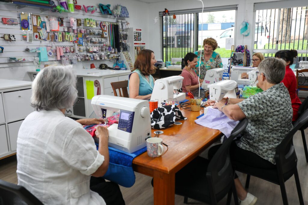 Group-sewing-lessons-gold-coast-Ashmore