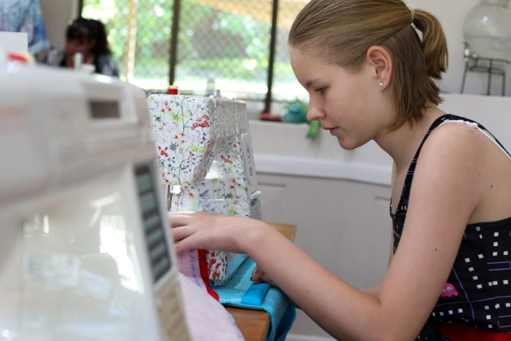 Kids_sewing_on_the_gold_coast_learn_to_sew_drawstring_bag_workshop