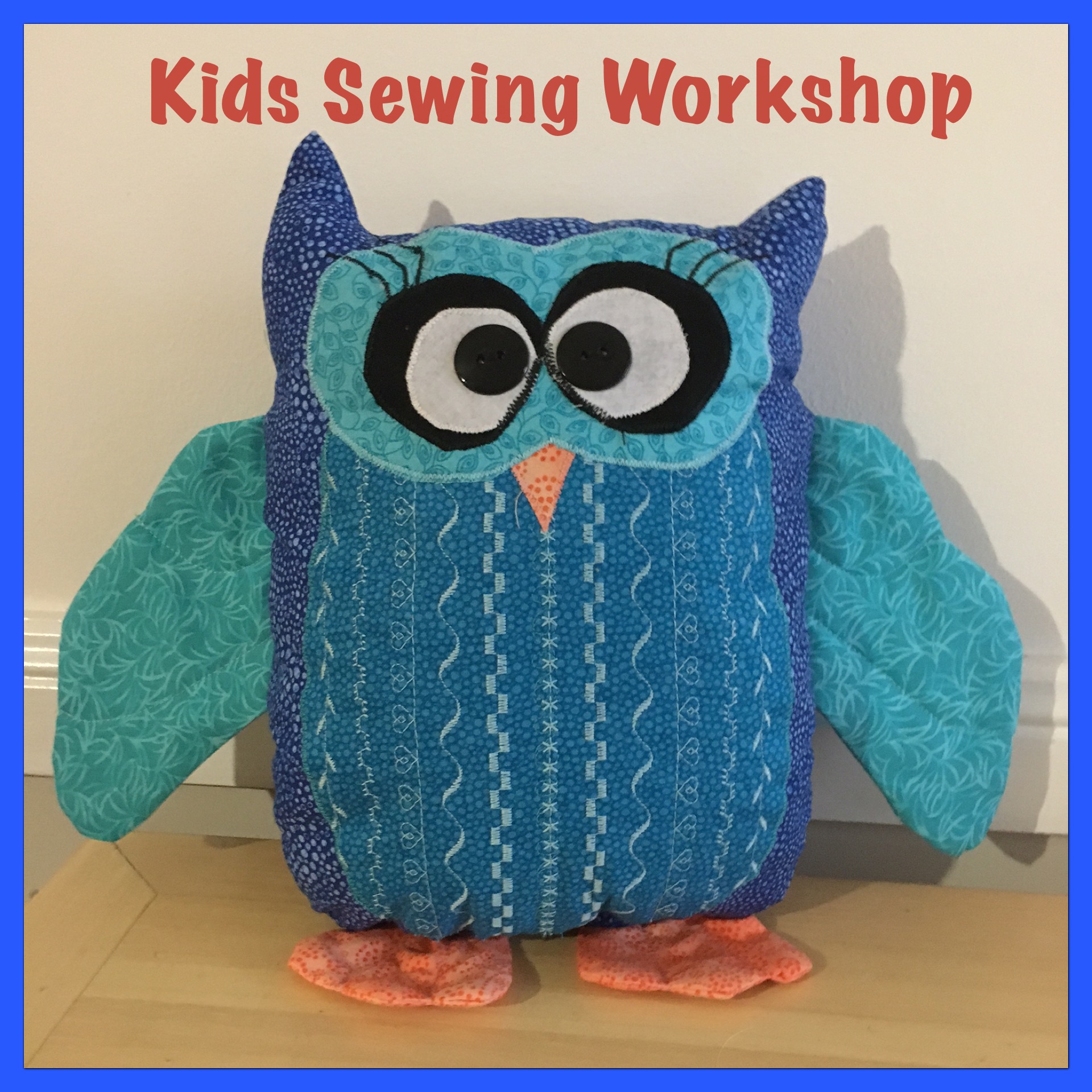kids-learn-to-sew-holiday-workshop-ashmore-gold-coast-olly-owl